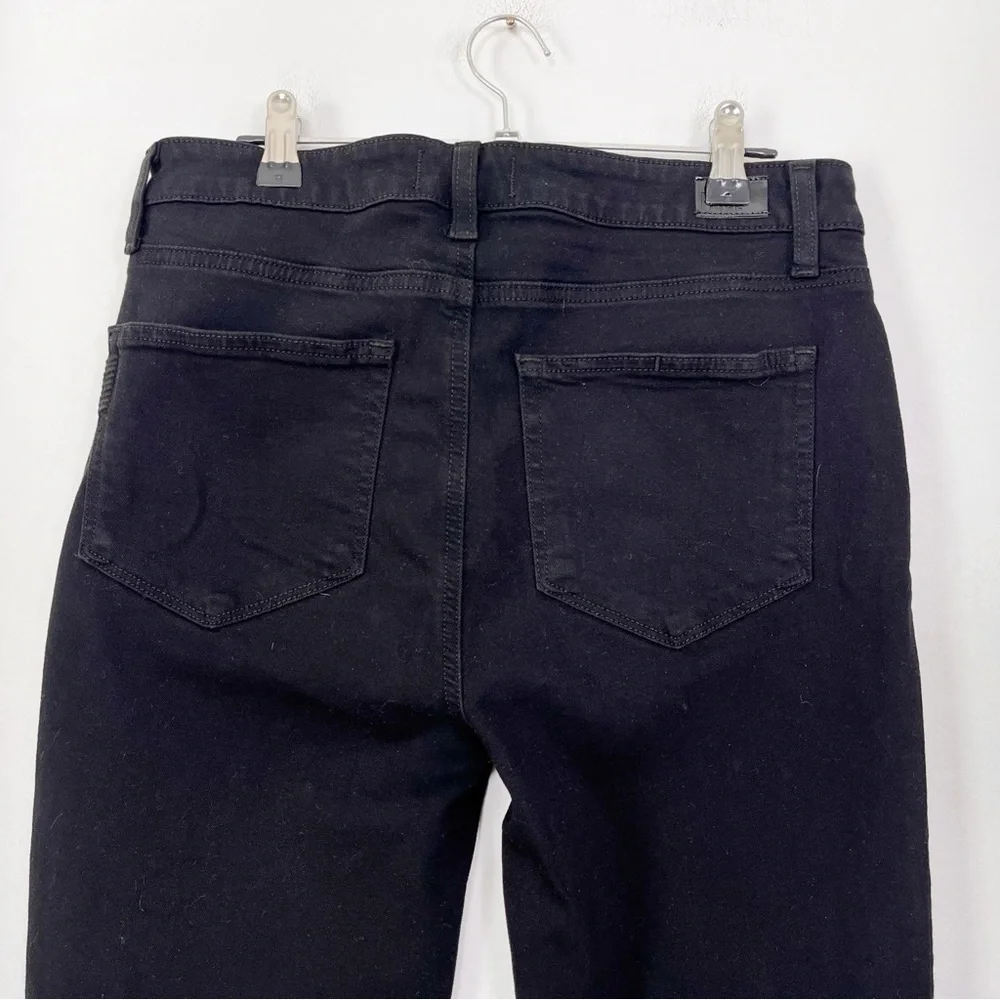 PAIGE Women's Hoxton Straight Leg‎ Black Shadow Jeans Size 29 - Picture 7 of 15